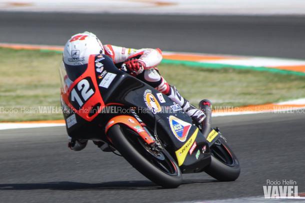 Filip Salac rodando en su KTM | Foto: Rocío Hellín - VAVEL