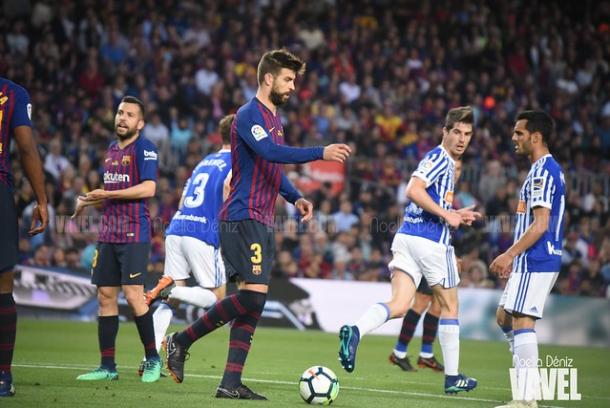 Última visita de la Real al Camp Nou | Foto: Noelia Déniz - VAVEL