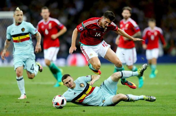 Vermaelen will be suspended for the Wales game (Photo: Richard Heathcote/Getty Images)