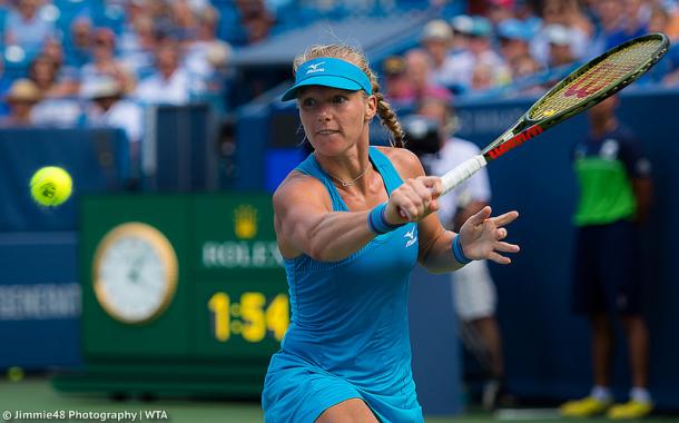Bertens will seek to back up her recent solid results on hardcourts with a good showing in Wuhan. Photo credit: Jimmie48 Tennis Photography.