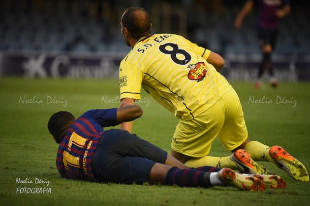 Foto del Barcelona B - Ejea de la primera vuelta | Foto: Noelia Déniz (VAVEL)