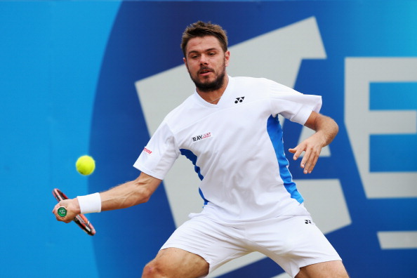 Stan Wawrinka in action against Grigor Dimitrov at Queens in 2015 (Photo: Matthew Stockman/Getty Images)