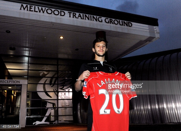 Adam Lallana swapped Southampton for Liverpool in 2014. Photo: Getty.