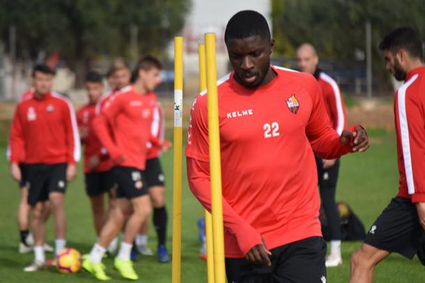 Imagen de archivo de Karim Yoda entrenando con el Reus | Foto: CF Reus