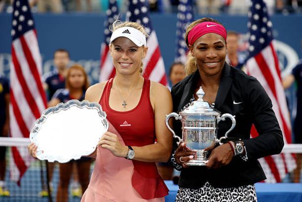 Wozniacki lost to Serena Williams in the 2014 final (Getty/Matthew Stockman)