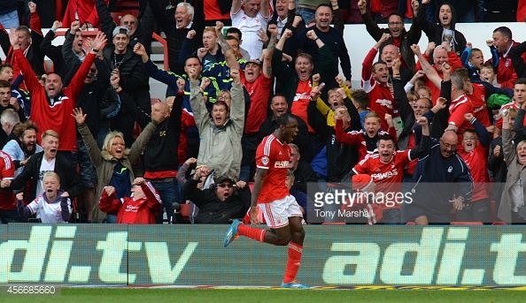 Michail Antonio scored in a 2-2 draw between the two sides in 2014. (picture: Getty Images / Tony Marshall)