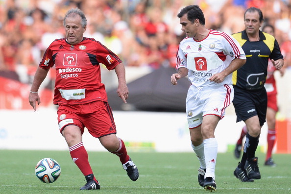 Zico recebe artistas e jogadores anualmente desde 2004 (Foto: Buda Mendes/Getty Images)