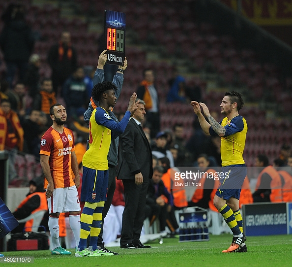 O'Connor makes his Arsenal and Champions League debut (Photo: GettyImages/ David Price)