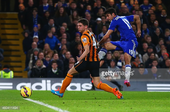 The central defender against Diego Costa (photo: Getty Images)