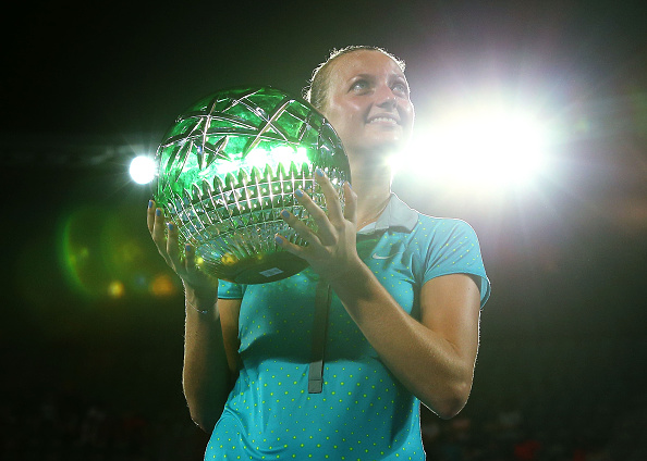 Kvitova won her first title of 2015 in Sydney, her third in Australia and 15th overall. Photo credit: Brandon Thorne/Getty Images.