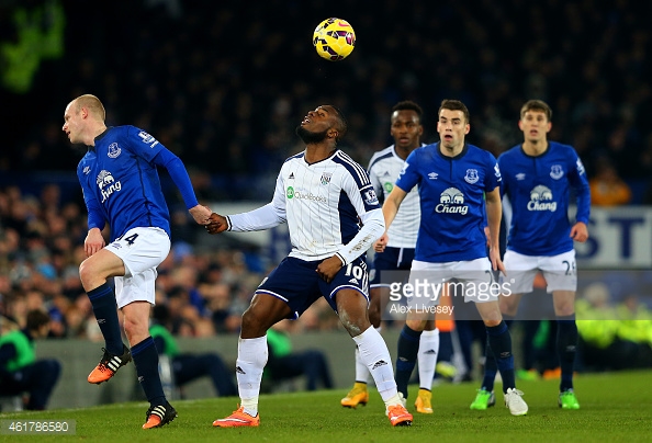 Anichebe during his time at the Baggies. 