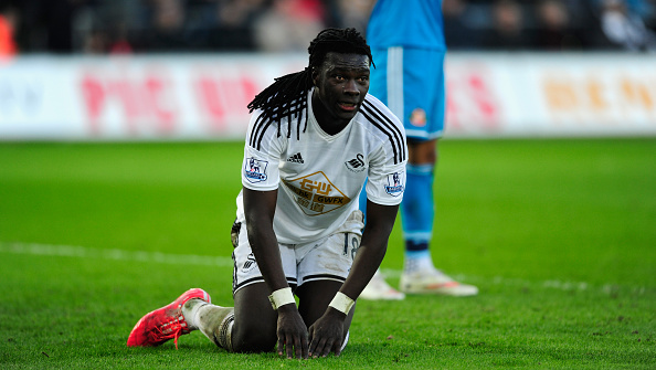 Bafetimbi Gomis' luck has turned against him after a quick-fire start to his Swansea career. (Photo: Stu Forster/Getty Images)