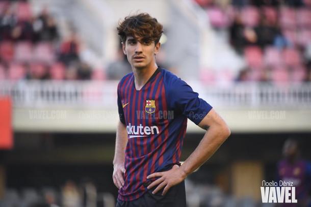 Álex Collado, jugador del FC Barcelona B. FOTO: Noelia Déniz