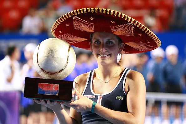 Bacsinszky completed the 'Mexican sweep' in 2015 by winning Acapulco and Monterrey thus becoming the first and so far, only player to do so. Photo credit : Anadolu Agency / Getty Images.