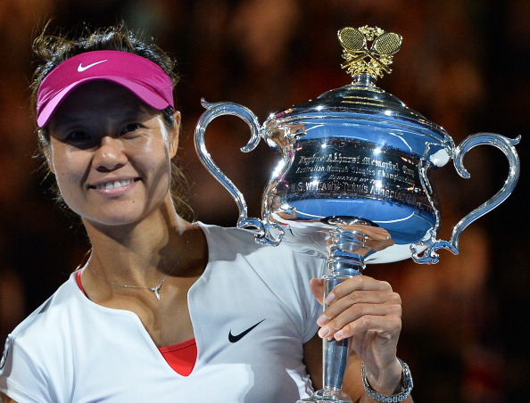 Li when she won the 2014 Australian Open | Photo: Saeed Khan/Getty Images