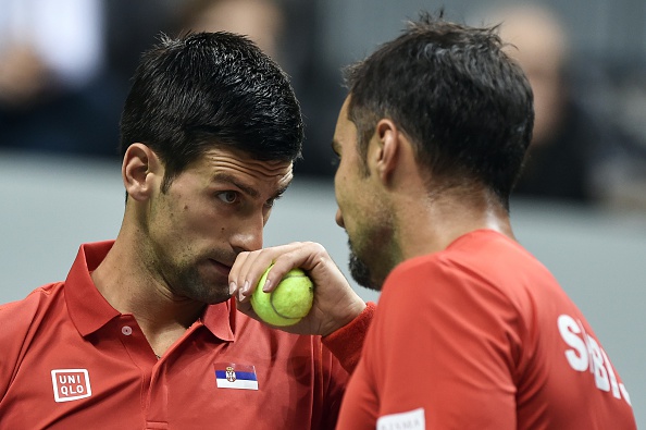 Djokovic (left) and Zimonjic look set to team up again (Photo: Getty Images)