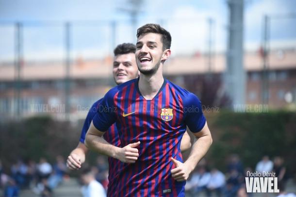Alejandro Marqués celebrando un gol. FOTO: Noelia Déniz