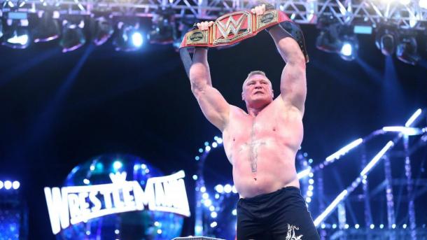 Brock Lesnar, Campeón Universal. Foto: wwe.com