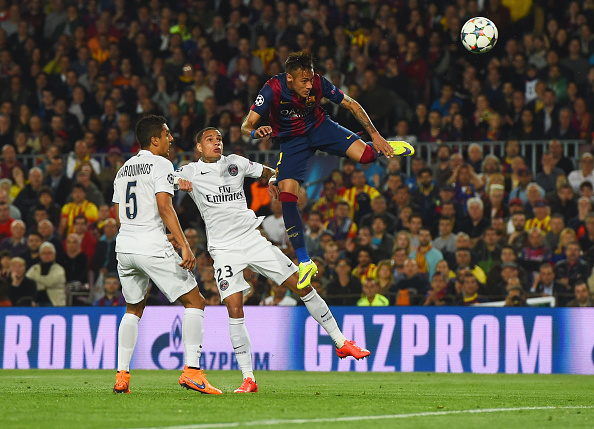 Neymar, en un partido contra el PSG en el Camp Nou | Getty Images