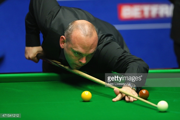 Bingham crashes out (photo: Getty Images)