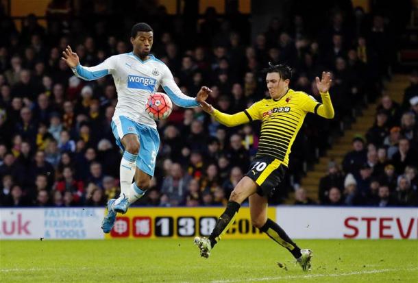 The winger played against Newcastle in the FA Cup (Photo: Getty Images)