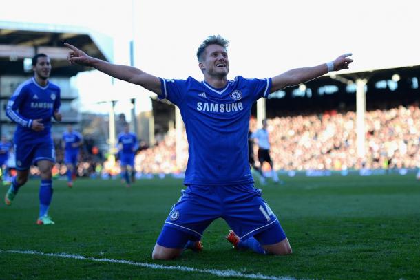 André Schurrle marcó por triplicado en el último choque entre ambos | Foto: Getty Images.