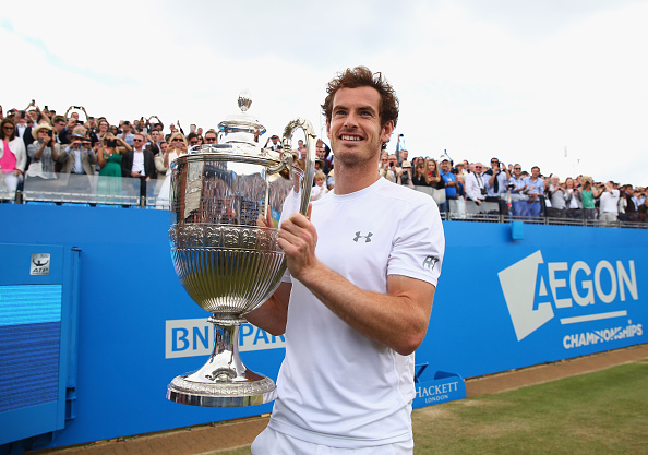 Andy Murray winning the Queens Club 