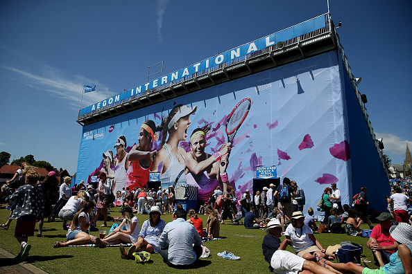 The grounds of Devonshire Park Lawn Tennis Club in last year's tournament. Photo credit: Ben Hoskins/Getty Images.