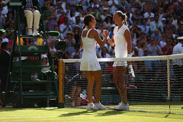 Jankovic beat Kvitova in a thrilling contest at Wimbledon two years ago (Getty/Clive Brunskill)