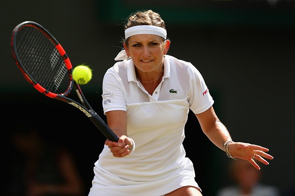 Bacsinszky's biggest result on the lawns came in Wimbledon last year where she made the last eight. Photo credit: Clive Brunskill/Getty Images.
