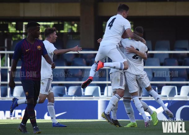 Los jugadores del Real Madrid celebrando un gol. FOTO: Noelia Déniz