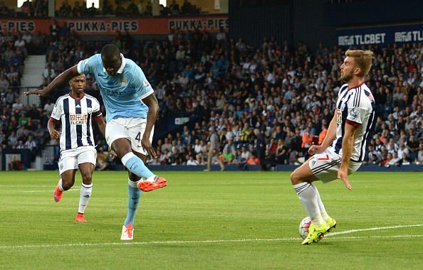 Yaya Toure scored twice at The Hawthorns back in August (photo:getty)