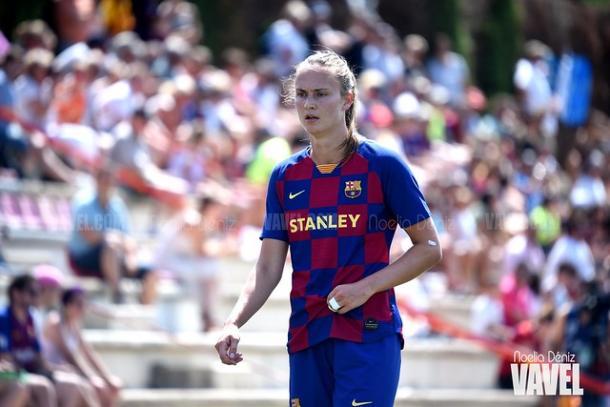 Caroline Hansen, jugadora del FC Barcelona Femenino. FOTO: Noelia Déniz