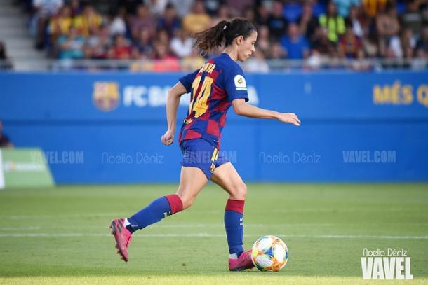 Aitana, jugadora del FC Barcelona Femenino. FOTO: Noelia Déniz