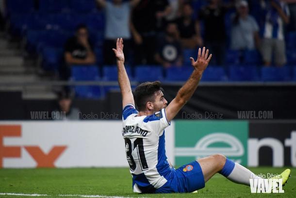 Víctor Campuzano, jugador del RCD Espanyol. FOTO: Noelia Déniz