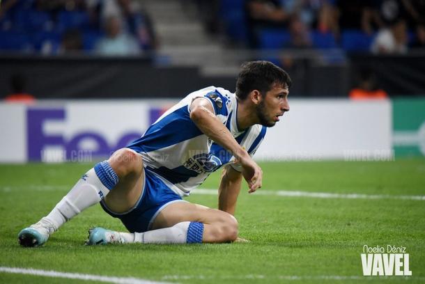 Calleri sobre el terreno de juego. FOTO: Noelia Déniz