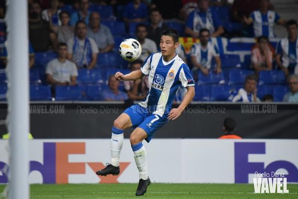Wu Lei, jugador del RCD Espanyol. FOTO: Noelia Déniz