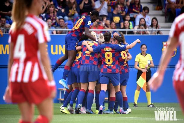 El Barcelona pasó por encima del Atlético por un resultado de 6-1 // Noelia Déniz (VAVEL España)