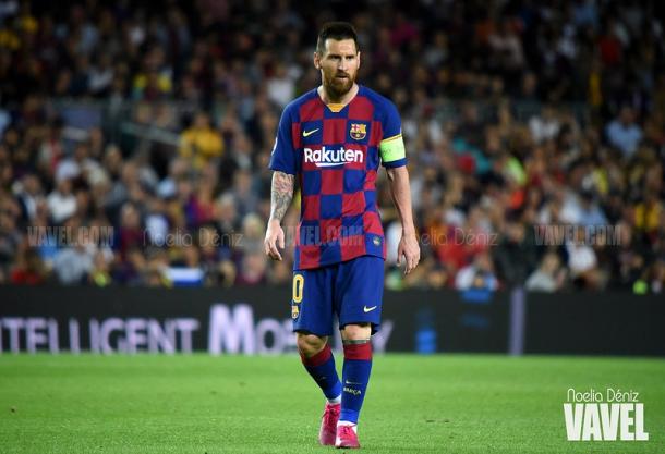 A sus 32 años, Messi ha asimilado el rol de líder en el Barça. FOTO: Noelia Déniz