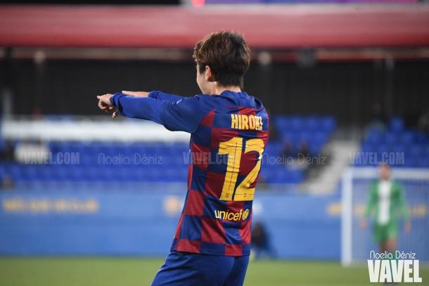 Hiroki Abe, jugador del FC Barcelona B. FOTO: Noelia Déniz