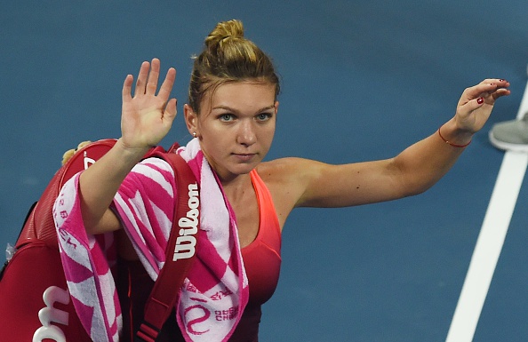 The last two months of Halep's 2015 season were marred by a leg injury. Photo credit: Greg Baker/Getty Images.