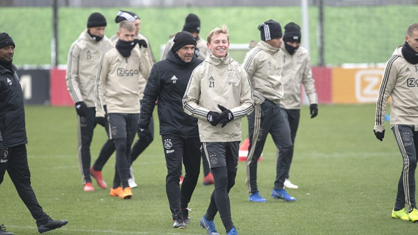 Frenkie De Jong uno de los jugadores clave de la eliminatoria / Foto: Twitter oficial Ajax