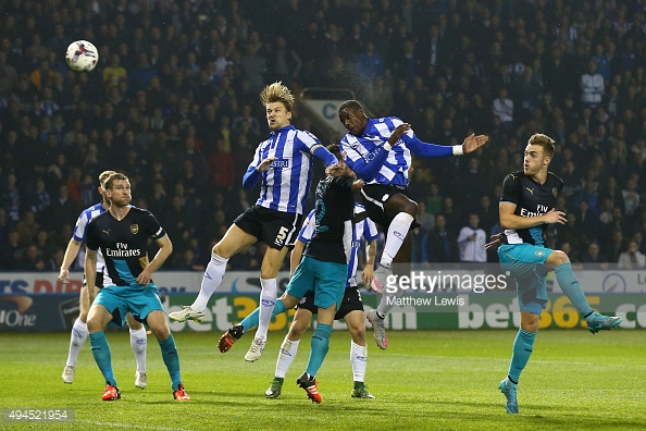 Arsenal were upset by Championship opposition in Sheffield Wednesday last year. | Photo: Getty