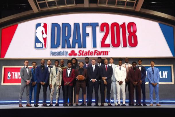 Luka Doncic en el Draft de 2018 // NBA