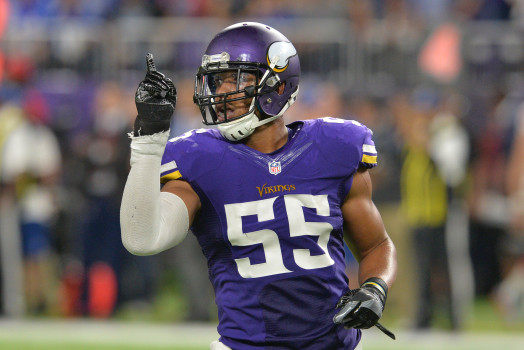 Anthony Barr lleva un año increíble y quiere seguir la racha | Foto: NFL