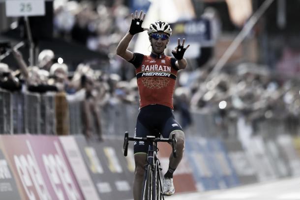 Nibali celebra su 50º victoria como profesional | Fuente: ilombardia.it
