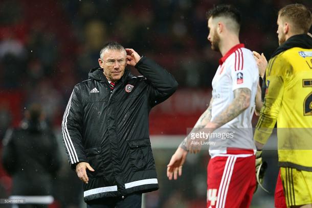 Adkins' time at Sheffield United ended in disappointment. (picture: Getty Images / Alex Livesey)