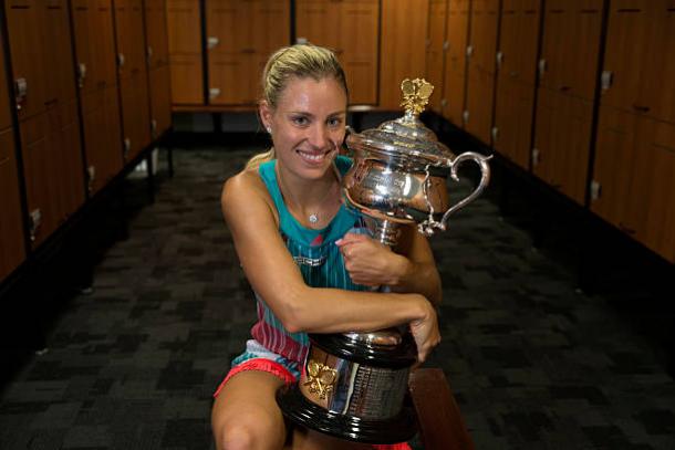 Kerber won her first Grand Slam at the tournament two years ago (Getty/Handout)