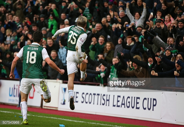 Cummings loves a good goal celebration. (picture: Getty Images / Ian MacNicol)