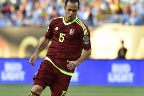 Alejandro Guerra en acción durante la Copa América 2015. Foto: AFP.